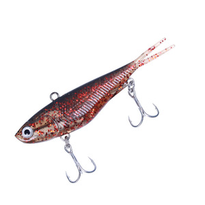 Venta al por mayor 95mm 20g plomo Jig Head señuelo suave tenedor cola pesca bajo señuelos nadar cebo 3 unids/bolsa - Product Image 5