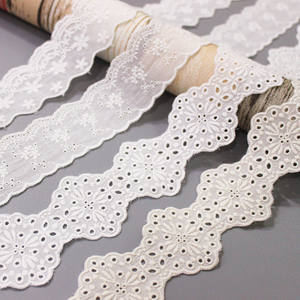 <span class=keywords><strong>Cinta</strong></span> de encaje de algodón festoneada <span class=keywords><strong>con</strong></span> <span class=keywords><strong>ojales</strong></span> RYL al por mayor <span class=keywords><strong>para</strong></span> <span class=keywords><strong>cortinas</strong></span> y proyectos de costura DIY - Product Image 2