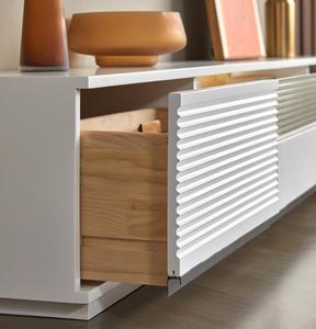 Meuble TV <span class=keywords><strong>suspendu</strong></span> en dalle de roche minimaliste moderne, combinaison de table basse, armoire de sol en bois massif de style luxe - Product Image 5