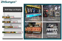 Pantalla LCD para Borde de Estante de 23.1 Pulgadas para Publicidad en Supermercados, Aeropuertos y Centros Comerciales con Función SDK OEM