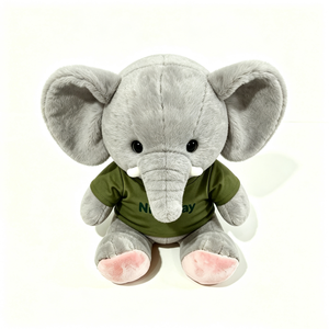 Peluche d'éléphant personnalisée et adorable, éléphant en peluche assis, jouet en peluche d'éléphant, animal en peluche éléphant - Product Image 5