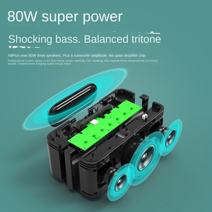 <span class=keywords><strong>XDOBO</strong></span> X8 Plus Haute Puissance 80W pour Subwoofer 5.0 avec Batterie 10400mAh 10-15h de Lecture Grand Volume pour Danse de Groupe - Product Image 4