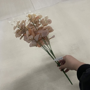 Bán Buôn Giá Rẻ Giá 3D 12 Màu Sắc Thường Xanh Trang Trí Nội Thất Cho Trang Trí Nội Thất 4 Chi Nhánh Nhân Tạo Bạch Đàn Lá - Product Image 4