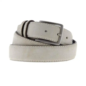 Đảm bảo chất lượng mới hoàn thành bộ sưu tập của Ý Handmade màu be Da Lộn Thắt lưng Thắt lưng cho nam giới - Product Image 1