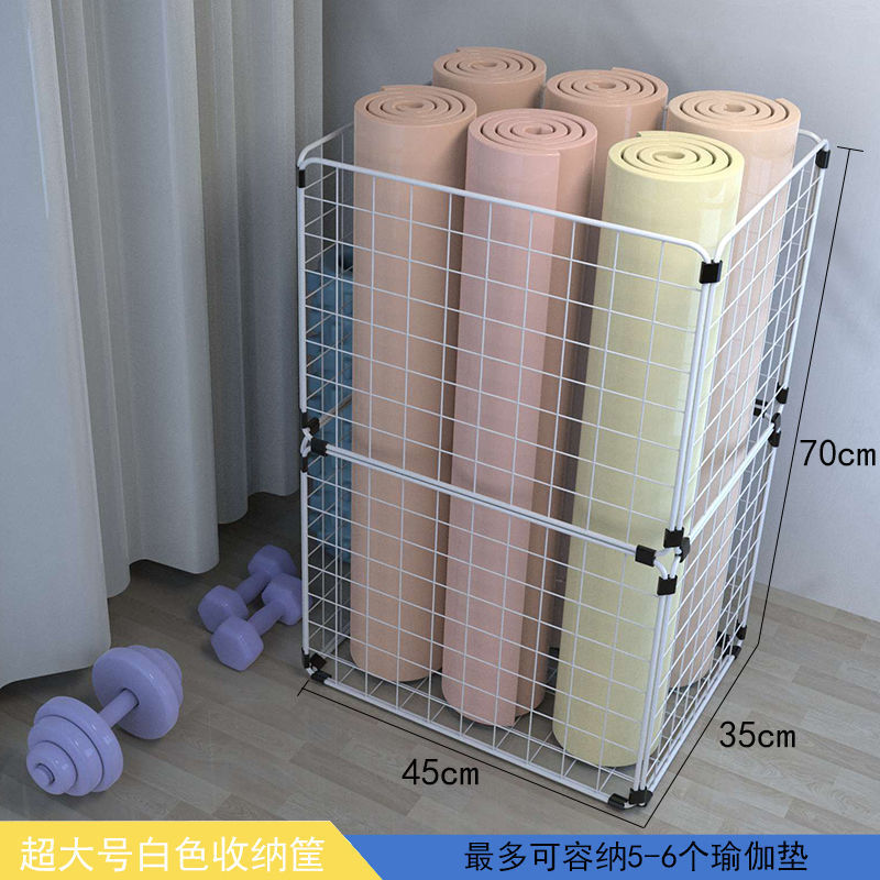 ตะกร้าเก็บของสีขาวขนาดใหญ่พิเศษ