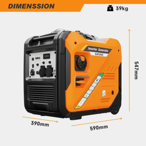 เครื่องกำเนิดไฟฟ้าพกพา Hwasdan Quiet 2000W-8kW 4 จังหวะ ประหยัดพลังงาน ความจุถังน้ำมัน 25 ลิตร สำหรับสำรองไฟบ้าน กำลังไฟสูง 5500 วัตต์ 12V DC - Product Image 2