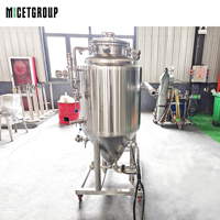 Système de brassage électrique chauffé Nano Brewery Micro Brewery 100L Mini Home Use Fermenting Homebrew Equipment