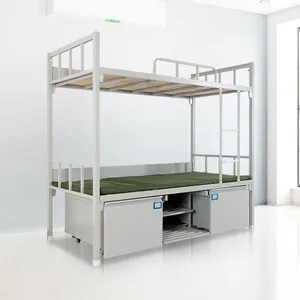 bunk bed blackwhite color customized steel furniture product provide student room metal bunk bed ubicacion