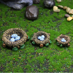 DD4063 Artisanat Petits Animaux En Plastique Artificiels Fée <span class=keywords><strong>Jardin</strong></span> Accessoires Miniature Résine Statues Mini Oiseaux Figurines - Product Image 3