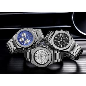 นาฬิกาควอตซ์กันน้ำคุณภาพสูง ดีไซน์มินิมอล สำหรับผู้ชาย ตัวเรือนสแตนเลส 316L เครื่องญี่ปุ่น ดีไซน์พรีเมียม ผลิตในประเทศจีน - Product Image 2