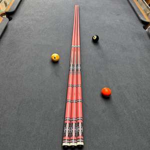 Cues de <span class=keywords><strong>billard</strong></span> CUPPA de haute qualité <span class=keywords><strong>en</strong></span> érable, manche <span class=keywords><strong>en</strong></span> fibre de carbone rose, faible déviation, joint radial, 10,5 mm 11,5 mm - Product Image 5