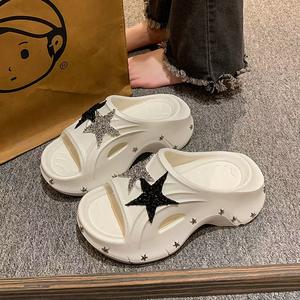 Sandalias de Playa de Verano Abiertas de Lujo Personalizables para Mujer, Plataformas de Tacón Alto con Plataforma Gruesa, Transpirables, Abiertas, Transpirables para Invierno - Product Image 5