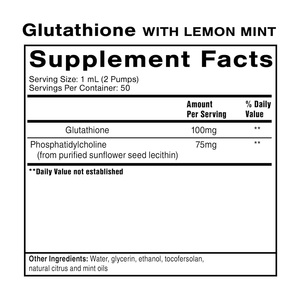 Gotas líquidas de glutatión limón menta y fosfatidicolina personalizadas para socios de fábrica con funciones de desintoxicación de la piel - Product Image 2