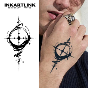 Wholesale Premium Cross Design Tatuajes Faux <strong>Tatouage</strong> Long Lasting Tattoo 15 Days Natural Fruit Juice Body Tattoo Sticker Bulk - Product Image 1