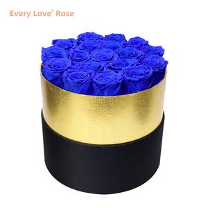Every Love vente en gros de vraies roses naturelles de longue durée immortelles éternelles conservées pour toujours dans une boîte ronde comme cadeau de Noël - Product Image 5