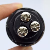 Panel de Interruptores para ATV, Botón de Arranque de 12V CC 50A SPST, Interruptor Momentáneo de Encendido/Apagado, Botón de Arranque/Parada del Motor para Carreras