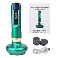 Appareil de massage corporel intelligent à ventouses électriques avec affichage LED rechargeable et 12 vitesses pour thérapie Gua Sha