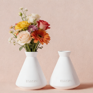 Jarrón Decorativo de Cerámica Hecho a Mano, Estilo Nórdico Moderno, Ecológico, Resistente a los Arañazos, Cocido a Alta Temperatura, para Mesa - Product Image 5