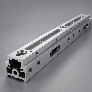 Custom OEM Made to Drawing <b>Drilled</b> Aluminum Extrusion Rail Manufacturer for Linear <b>Guide</b> and Equipment Frame Assembly - Product Image 4