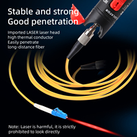 Lápiz de Luz Roja de Fibra Óptica 5mw/ 10 Mw/ 15MW/ 20mw/ 30MW / 50mw Localizador Visual de Fallas VFL 30 km Lápiz de Prueba de Cable Equipo de Prueba de Fibra