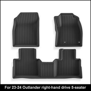 Tapis de sol et doublure de coffre personnalisés en TPE pour Mitsubishi <span class=keywords><strong>Outlander</strong></span> 2023-2024 (conduite à droite) – Ensemble complet de protections de voiture imperméables - Product Image 5