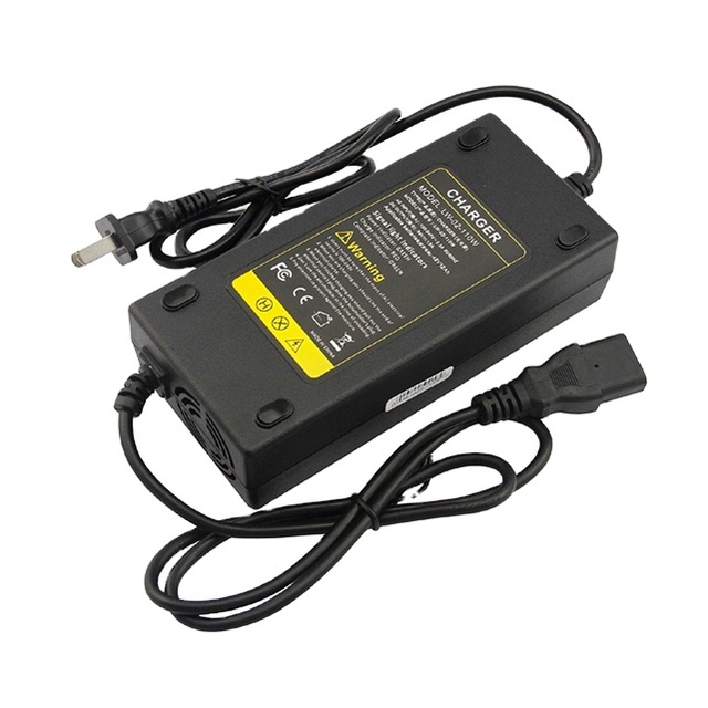 Smart Lithium Battery Charger 54.6V 2A DC for Electric Bike Li-ion Lead-acid Lifepo4 Fireproof