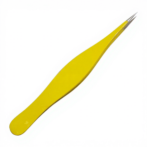 Pince à épiler de précision DANTRIC IMPLANTS DI-0008 Or Rose, en acier inoxydable, à pointe fine et lisse pour l'épilation des sourcils - Product Image 4