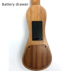 Ukelele Silencioso de 21 Pulgadas, de Madera Sólida para Práctica o Presentaciones, con Cuerdas de Nylon Italiano y Afinador - Product Image 5