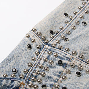 Senderismo abrigo de mezclilla corto Mujer Y2k algodón primavera otoño Ropa Jeans Punk gótico bombardero chaqueta cortavientos chaquetas Vintage - Product Image 6