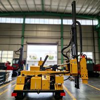 Machine de forage à tarière pour poteaux de clôture et de montage de panneaux photovoltaïques, modèle TZ650, à nivellement automatique, pour fermes solaires et autoroutes