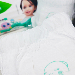 ผ้าอ้อมเด็กแบบใช้แล้วทิ้งเป็นมิตรต่อสิ่งแวดล้อมผ้าอ้อมเด็กแบบมีลมลูปินผลิตตามสั่ง - Product Image 4