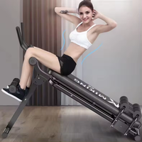 Machine d'exercice abdominale pliable multifonctionnelle, banc de musculation réglable, équipement de fitness pour la maison