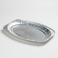 Plat de cuisson jetable haut de gamme gaufré pour grillades et barbecue, avec couvercle, 320ml / 990ml / 1400ml / 2270ml, pour cuisson extérieure