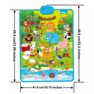Carteles Educativos con Sonidos de Animales <span class=keywords><strong>en</strong></span> Inglés, Póster de <span class=keywords><strong>Audio</strong></span> para Niños, Juguetes de Aprendizaje del <span class=keywords><strong>Alfabeto</strong></span> - Product Image 3