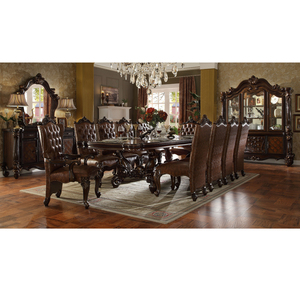 Artificial Natural Korean Italian Dubai <strong>White</strong> <strong>Grey</strong> Rectangle Luxury 6 - 12 Seater Marble Top <strong>Dining</strong> <strong>Table</strong> Sets - Product Image 4