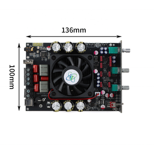 โมดูลแอมพลิฟายเออร์ดิจิตอล XY-T3002P รุ่นอัปเกรด 300W*2  บอร์ดบลูทูธ ปรับเสียงความถี่สูงและต่ำได้ รองรับ TPA3255 ควบคุมผ่านแอป - Product Image 5