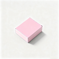 Impression numérique rose papier d'emballage personnalisé unique avec logo personnalisé perruque de beauté cheveux boîte d'impression quatre couleurs recyclable