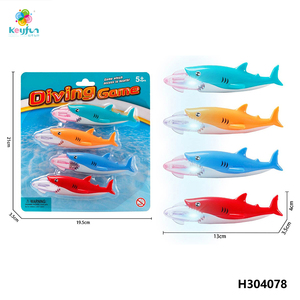 Nuovo Gioco Subacqueo Keyfun con Squalo e Pesci, Giocattolo da Piscina per Bambini in Materiale EVA e Poliestere - Product Image 3