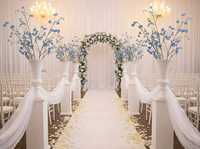 Fleur artificielle en soie de 109 cm, longue tige, branche unique, fausse branche florale pour la décoration de mariage et de la maison