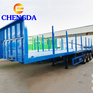 <span class=keywords><strong>Remolque</strong></span> de camión plano, contenedor de <span class=keywords><strong>plataforma</strong></span> de 3 <span class=keywords><strong>ejes</strong></span>, 20, 40, 40 y 45 pies, a la venta, nuevo - Product Image 6