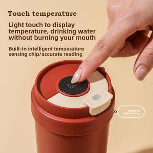 Wholesale Ceramic Coating Interior Stainless Steel Insulated Water <b>Bottle</b> Vintage Portable Car Travel Mug Student Coffee Cup - Product Image 2