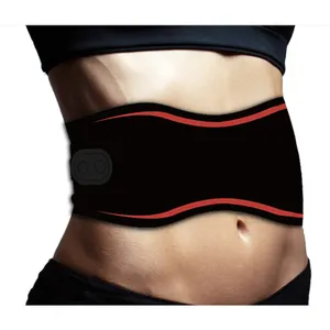 Far infrared vibro slimming pulse training waist abdomen belly stomach muscle loss fat burn reduction pain relief massager belt