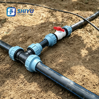 Conector de Tubería de PP de 20, 25, 32, 40, 50 y 63 mm, Codo de 90 Grados, Accesorio de Polipropileno Azul Claro con Embalaje Profesional en Inglés
