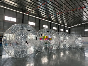 Barato 3M PVC grandes adultos hámster Zorb bola 2,5 m tamaño humano inflable Zorbing bola rodante con logotipo para <span class=keywords><strong>alquiler</strong></span> <span class=keywords><strong>de</strong></span> fiesta - Product Image 6