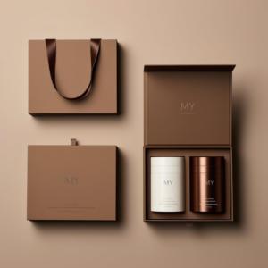 Scatola Regalo Premium Personalizzata con Chiusura Magnetica, Ecologica, in Cartone Riciclato con Rivestimento UV, per Set di Profumi, Prodotti per la Cura della Pelle e Cosmetici - Product Image 6