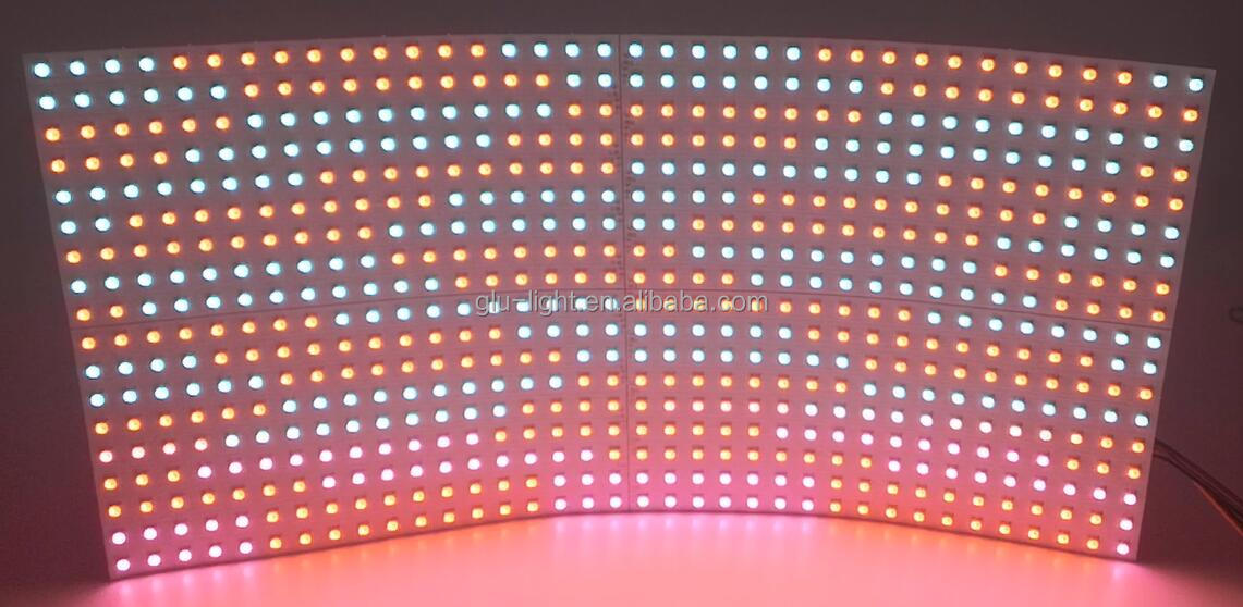 22Khz flicker-free RGB APA102 LED Pixel Panel full color 5V flexible digital pixel led light panel