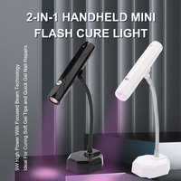 Nouvelle arrivée Lampe à ongles UV LED double mode, détachable, portable et à col de cygne flexible