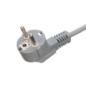 Câble d'alimentation à vente chaude, prise EU avec extrémité ouverte dénudée avec anneaux H05vv-f 3g1.0mm2, câble d'alimentation Cee7/7, cordon d'alimentation européen 1.5mm - Product Image 4