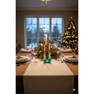 Hand-Painted Floral <b>Taper</b> <b>Candles</b>-WAXWARE Material Modern Balcony & Home Dcor (Set of 2) for Valentine's Day & Birthdays - Product Image 2