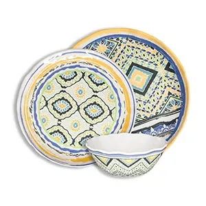 Good Service Black Melamine Dish Restaurant Design Melamine Plate